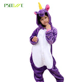 New Baby Boys Girls Pajamas Autumn Winter Children Flannel Animal funny animal Stitch cosplay costume Kid Onesie Sleepwear - 1sies