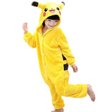 New Baby Boys Girls Pajamas Autumn Winter Children Flannel Animal funny animal Stitch cosplay costume Kid Onesie Sleepwear - 1sies