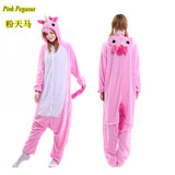 28 styles Winter flannel Adults Pajamas All in One Pyjama Onesie Animal Cosplay Women Cute Cartoon Animal Unicorn Pajama - 1sies