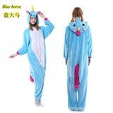 28 styles Winter flannel Adults Pajamas All in One Pyjama Onesie Animal Cosplay Women Cute Cartoon Animal Unicorn Pajama - 1sies
