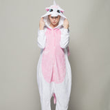 28 styles Winter flannel Adults Pajamas All in One Pyjama Onesie Animal Cosplay Women Cute Cartoon Animal Unicorn Pajama - 1sies