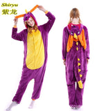 28 styles Winter flannel Adults Pajamas All in One Pyjama Onesie Animal Cosplay Women Cute Cartoon Animal Unicorn Pajama - 1sies