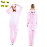 28 styles Winter flannel Adults Pajamas All in One Pyjama Onesie Animal Cosplay Women Cute Cartoon Animal Unicorn Pajama - 1sies