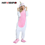 2018 Autumn Red Fish-Scale Unicorn Onesie Cute Animal Pajamas For Women Pijamas Adults Unicornio Kigurumi Cartoon Flannel Pyjama - 1sies