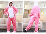 PSEEWE Winter Pajama sets Women Sleepwear unicorn Panda stitch onesies for adults Animal Pajamas Cartoon Cosplay Unisex Homewear - 1sies