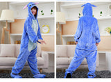 PSEEWE Winter Pajama sets Women Sleepwear unicorn Panda stitch onesies for adults Animal Pajamas Cartoon Cosplay Unisex Homewear - 1sies