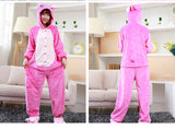 PSEEWE Winter Pajama sets Women Sleepwear unicorn Panda stitch onesies for adults Animal Pajamas Cartoon Cosplay Unisex Homewear - 1sies