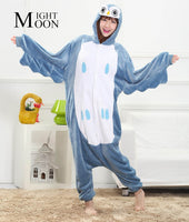 MOONIGHT Owl Animal Pajamas Unisex Pijama Flannel Pyjamas Women Sleep Tops Costume Onesies Robe - 1sies