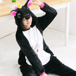 Black Pegasus Adult Unicorn Pajamas Unicorn Onesies Animal Pajamas Onesies Adult Animal Onesies Pajamas Christmas Pajamas - 1sies