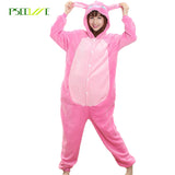 Autumn Winter Pajama Sets Adult Animal pyjamas women Cosplay Costume stitch pajamas Cartoon Sleepwear Flannel Stitch Onesie - 1sies