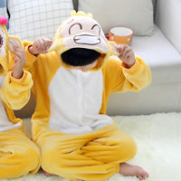 YoCi Monkey Children Kids Boys Girls Pajamas Animal Pajamas Flannel Pajamas Winter Cartoon Animal Onesies Pyjamas - 1sies