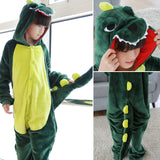 Cosplay Onesie kids Flannel children's pajamas set Pikachu Totoro unicorn panda pajamas for boys girl sleepwear 4y-12y - 1sies
