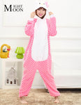 MOONIGHT Animal Pajamas Hello Kitty Unisex Pijama Adults Flannel Pyjamas Women Sleep Tops Cosplay Costume Onesies Robe - 1sies
