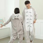 Totoro Animal Pajamas Unisex Adult Pajamas Suits Flannel Pajamas Winter Garment Cute Cartoon Animal Onesies Pyjamas Jumpsuits - 1sies