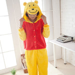 Bear Animal Pajamas Unisex Adult Pajamas Flannel Pajamas Winter Garment Cute Cartoon Animal Onesies Pyjamas Jumpsuits - 1sies