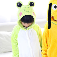Goofy Frog Children Kids Boys Girls Pajamas Animal Pajamas Flannel Pajamas Winter Cartoon Animal Onesies Pyjamas - 1sies
