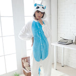 Blue Adult Unicorn Pajamas Unicorn Onesies Animal Pajamas Onesies Adult Animal Onesies Pajamas Women Men Christmas Pajamas - 1sies