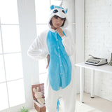 Blue Adult Unicorn Pajamas Unicorn Onesies Animal Pajamas Onesies Adult Animal Onesies Pajamas Women Men Christmas Pajamas - 1sies