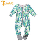TWINSBELLA Unisex Baby Romper Clothes Winter Cute Bear Animal Overalls for Newborns Girls Fleece Jumpsuit Inverno Onesie