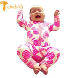 TWINSBELLA Unisex Baby Romper Clothes Winter Cute Bear Animal Overalls for Newborns Girls Fleece Jumpsuit Inverno Onesie - 1sies