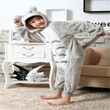 Winter Baby boys sleepwear Totoro christmas pajamas for girls Flannel Animal Pajamas Kid warm Pajama sets Onesies Children - 1sies