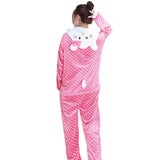 NEW Animal Pajamas Onesie Adult Unisex Cosplay Costume Pyjamas Women Flannel Winter Warm Cartoon Sleepwear For Men Women - 1sies