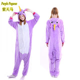 28 styles Winter flannel Adults Pajamas All in One Pyjama Onesie Animal Cosplay Women Cute Cartoon Animal Unicorn Pajama - 1sies