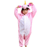 Children Anime Cosplay Onesie Kids Pajamas for Boys Girl unicorn Child Unisex Flannel pijama Stitch Pikachu Panda Sleepwear - 1sies