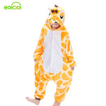 EOICIOI New Flannel Children Boys Girls Pajamas Winter Warm Animal Giraffe Pyjamas Kids Onesie Sleepwear Infantil cosplay pijama - 1sies