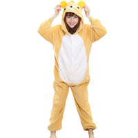PSEEWE Unicorn Stitch Panda Unisex Flannel Pajamas Adults Anime Cosplay Costume Animal Onesies Sleepwear Hoodie For Women Men - 1sies